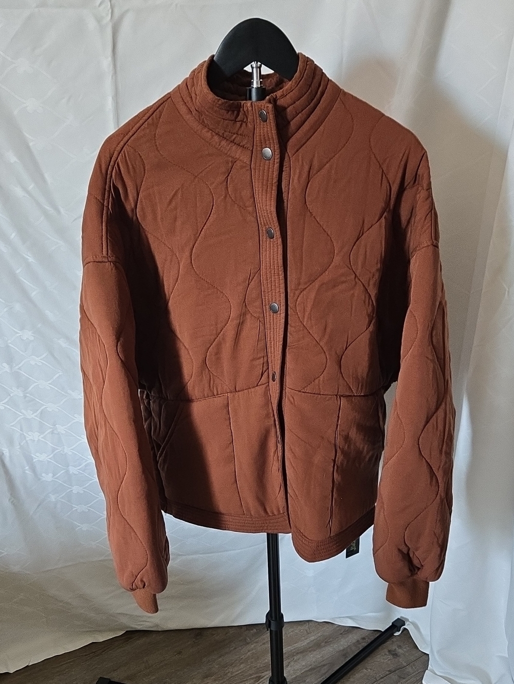 BLANK NYC Quilted Chai Tea Jacket